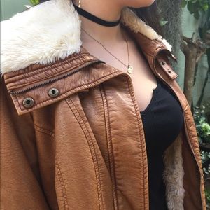 Leather Jacket w/ Wool Lining